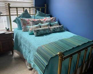Full size Brass Bed