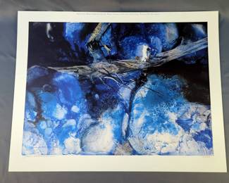 Jason Williamson 'Water Bridge' Print, Signed And Numbered 