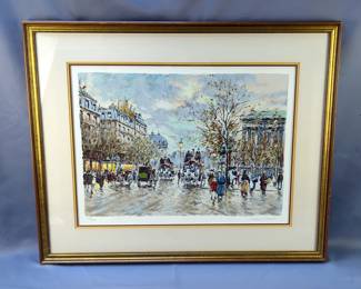 Antoine Boulet Untitled Lithograph, Signed And Numbered 