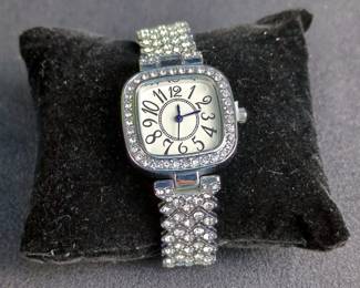 Womens Aurore Boreale Crystal Waves Watch 
