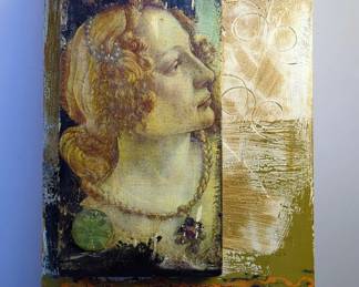 Dana Swedo Oris Mixed Media on Wood, 24" x 15" x 4"