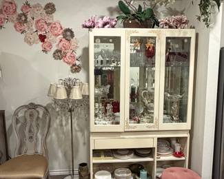 Another china cabinet full