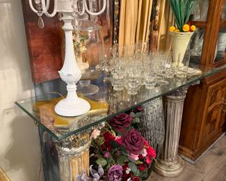 Glassware monogrammed G