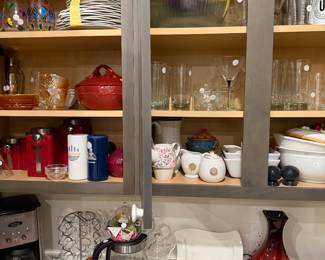 Dishes - pyrex, corning ware, Pioneer Woman