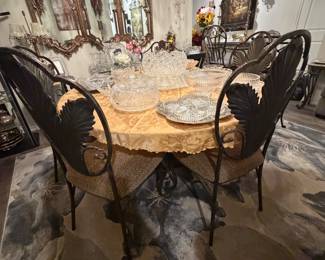 More from the dining room, glass top table