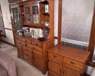 Vintage Hutch & side table 