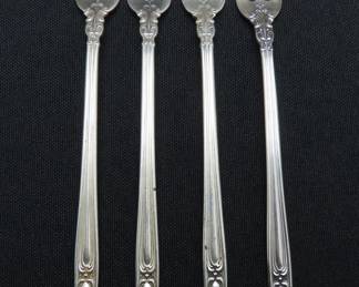 Lot of 4 Gorham "Chantilly" Sterling Silver Cocktail / Seafood Forks - 60g