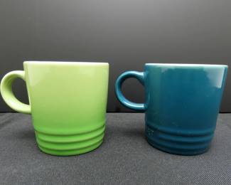 Lot of 2 Le Creuset 3.5 oz. Espresso Cups