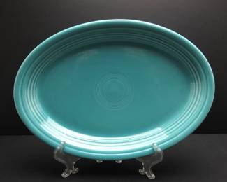 Vintage Fiesta "Turquoise" Serving Platter