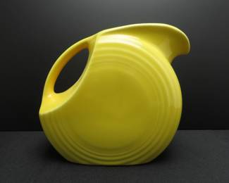 Vintage 67 oz. "Sunflower Yellow" Fiesta Disc Pitcher