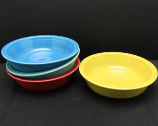Mixed Lot of 4 Fiesta Medium Classic / Cereal Bowls