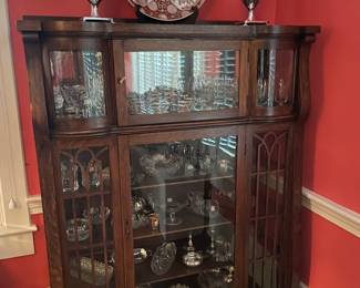 Glass front china cabinet 
