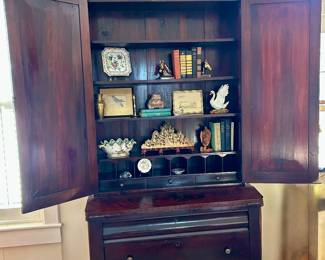 Empire drop front secretary 7’11” tall x 46” wide