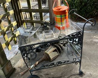 Meadowcraft tea cart