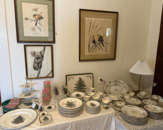 Spode Christmas china & Haviland Rosalinde