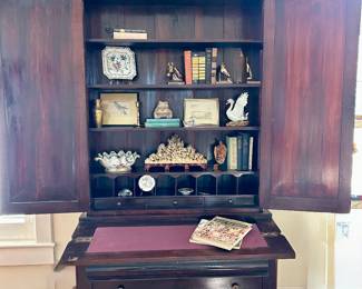 Empire drop front secretary 7’11” tall x 46” wide