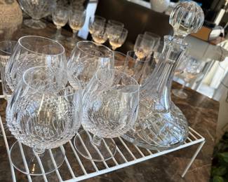 Waterford Colleen Ships Decanter and Brandy Snifters
