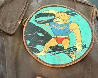 Very Rare Original WWI 599th Bombardment Squadron Jacket patch. Name patch as well