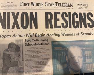 Vintage Fort Worth Star Telegram Newspapers 