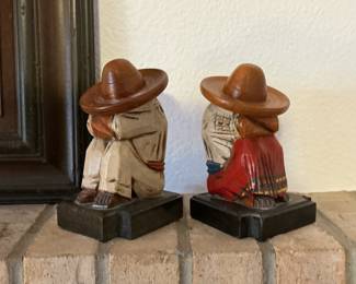 Wood Mexico Figures. 