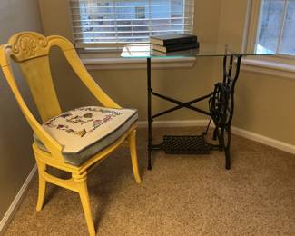 Vtg sewing machine base