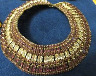 Vintage ORIGINAL BY ROBERT Rhinestone Choker Necklace