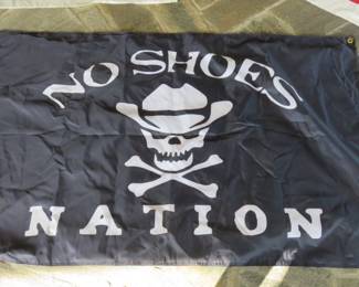 Kenny Chesney No Shoes Nation Banner Flag