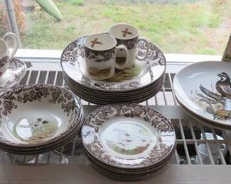 Vintage Spode "Woodland" China Set