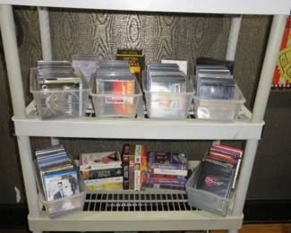 CD's/DVD's/VHS & Cassette Tapes