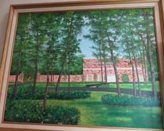 Daytona Budweiser Signed Painting