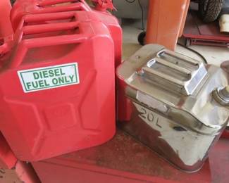 Vevor Jerry Fuel Can, 20 L Stainless Steel Gas Can