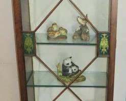 Pair Victorian Curio Cabinets
