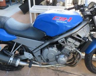 2014 Blue Honda CB-1 Motorcycle