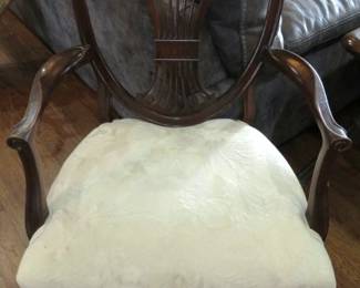 Stickley Mahogany Federal Style Shield Back Dining Chair