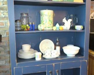 Blue Rustic Farmhouse Style Cupboard/Cabinet