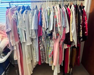 ANOTHER RACK FULL OF NIGHT CLOTHES & BEAUTIFUL ROBES!