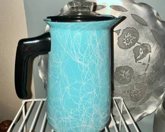 TURQUOISE PERCOLATOR