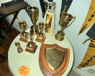 NUMEROUS TROPHYS & PLAQUES
