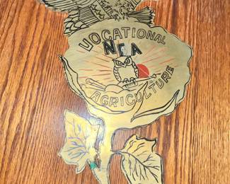 HANDMADE WOODEN NFA EMBLEM