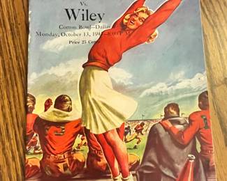 VINTAGE FOOTBALL PROGRAM