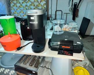 KEURIG, TOASTER, WAFFLE MAKER