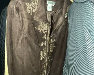 COLDWATER CREEK SUEDE JACKET