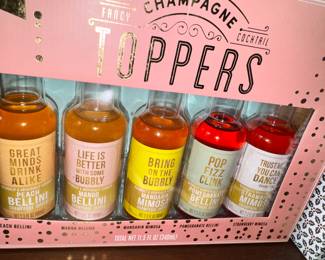 Billini and Mimosa Champagne toppers