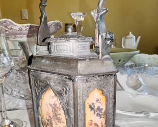 Chinese ceremonial pewter teapot