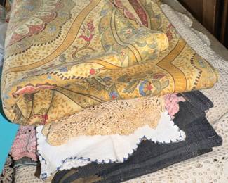 Lots of Linens, Handmade, from Spain, Italy, and Greece