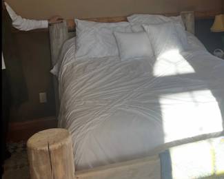 Queen and also king size. Frame only