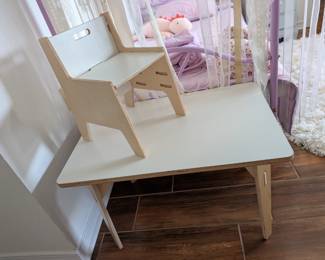 #30 Montessori Weaning Table & Chair 29"Wx19"Dx19"H $135