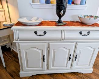 #7 White Buffet 50"Wx18"Dx34"H $225