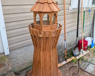 **Available For Pre Sale** Wooden Lighthouse 58in Tall $115