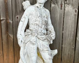 Concrete garden statues